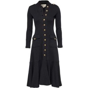 Denim & Supply Ralph Lauren long blk officer coat
